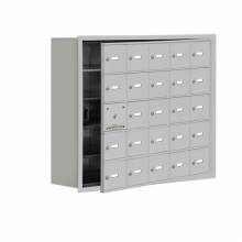 Mailboxes 19158-25RK Salsbury Recessed Mounted Cell Phone Locker with 25 A Doors (24 usable) - Keyed Locks