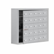 Mailboxes 19158-25SK Salsbury Surface Mounted Cell Phone Locker with 25 A Doors (24 usable) - Keyed Locks
