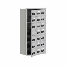 Mailboxes 19178-21RC Salsbury Recessed Mounted Cell Phone Locker with 21 A Doors (20 usable) - Resettable Combination Locks
