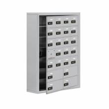 Mailboxes 19178-24SC Salsbury Surface Mounted Cell Phone Locker with 20 A Doors (19 usable) 4 B Doors - Resettable Combination Locks