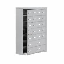 Mailboxes 19178-24SK Salsbury Surface Mounted Cell Phone Locker with 20 A Doors (19 usable) 4 B Doors - Keyed Locks