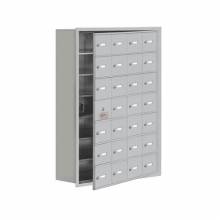 Mailboxes 19178-28RK Salsbury Recessed Mounted Cell Phone Locker with 28 A Doors (27 usable) - Keyed Locks