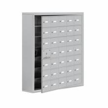 Mailboxes 19178-35SK Salsbury Surface Mounted Cell Phone Locker with 35 A Doors (34 usable) - Keyed Locks