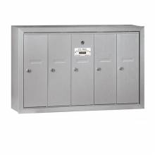 Mailboxes 3505SP Salsbury Vertical Mailbox (Includes Master Commercial Lock) - 5 Doors -Surface Mounted - Private Access
