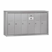 Mailboxes 3506SU Salsbury Vertical Mailbox - 6 Doors -Surface Mounted - USPS Access