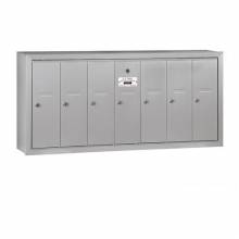Mailboxes 3507SP Salsbury Vertical Mailbox (Includes Master Commercial Lock) - 7 Doors -Surface Mounted - Private Access