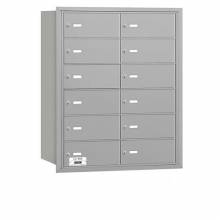 Mailboxes 3612RU Salsbury 4B+ Horizontal Mailbox - 12 B Doors -Rear Loading - USPS Access