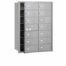 Mailboxes 3614FP Salsbury 4B+ Horizontal Mailbox (Includes Master Commercial Lock) - 14 B Doors (13 usable) -Front Loading - Private Access