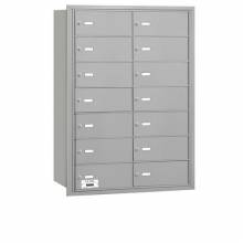 Mailboxes 3614RU Salsbury 4B+ Horizontal Mailbox - 14 B Doors -Rear Loading - USPS Access