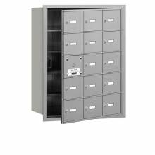 Mailboxes 3615FP Salsbury 4B+ Horizontal Mailbox (Includes Master Commercial Lock) - 15 A Doors (14 usable) -Front Loading - Private Access