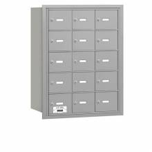 Mailboxes 3615RU Salsbury 4B+ Horizontal Mailbox - 15 A Doors -Rear Loading - USPS Access