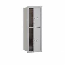 Mailboxes 3711S-2PFP Salsbury 11 Door High Recessed Mounted 4C Horizontal Parcel Locker with 2 Parcel Lockers with Private Access - Front Loading