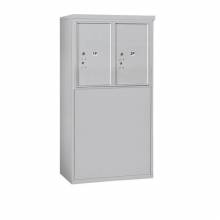 Mailboxes 3906D-2PFU Salsbury 6 Door High Free-Standing 4C Horizontal Parcel Locker with 2 Parcel Lockers with USPS Access