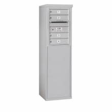 Mailboxes 3906S-04FU Salsbury 6 Door High Free-Standing 4C Horizontal Mailbox with 4 Doors with USPS Access