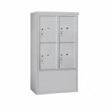 Mailboxes 3910D-4PFP Salsbury 10 Door High Free-Standing 4C Horizontal Parcel Locker with 4 Parcel Lockers with Private Access