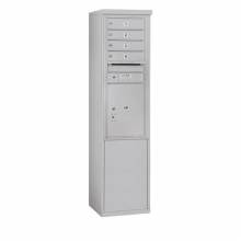 Mailboxes 3911S-04FU Salsbury 11 Door High Free-Standing 4C Horizontal Mailbox with 4 Doors and 1 Parcel Locker with USPS Access