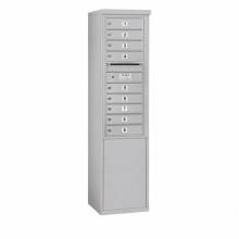 Mailboxes 3911S-09FP Salsbury 11 Door High Free-Standing 4C Horizontal Mailbox with 9 Doors with Private Access