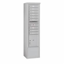 Mailboxes 3916S-09FU Salsbury Maximum Height Free-Standing 4C Horizontal Mailbox with 9 Doors and 1 Parcel Locker with USPS Access
