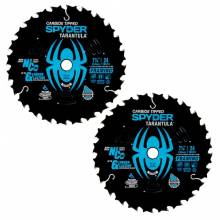 Spyder 13001-2 Framing 7-1/4-in 24-Tooth Rough Finish Tungsten Carbide-tipped Steel Circular Saw Blade (2-Pack)