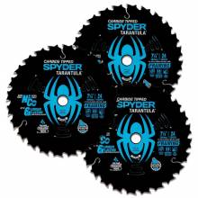Spyder 13050 Framing 7-1/4-in 24-Tooth Rough Finish Tungsten Carbide-tipped Steel Circular Saw Blade Set (3-Pack)