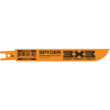 Spyder 200202 3x3 14x18 TPI Reciprocating Saw Blade, 6-Inch, 10-Pack