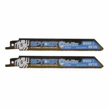 Spyder 200319 6″ Mach-Blue™ 10/14TPI Wood & Metal Reciprocating Saw Blades - Pack of 2
