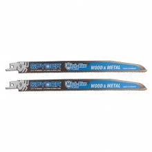 Spyder 200322 9″ Mach-Blue™ 10/14TPI Wood & Metal Reciprocating Saw Blades - Pack of 2