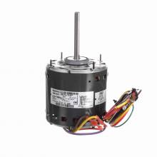 Genteq Fan and Blower Motor, 1/2 HP, 1 Ph, 60 Hz, 208-230 V, 1075 RPM, 2 Speed, 48 Frame, OAO - 3388