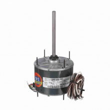 Genteq HEAT SHIELD® Condenser Fan Motor, 1/6 HP, 1 Ph, 60 Hz, 208-230 V, 1075 RPM, 1 Speed, 48 Frame, TEAO - 3727HS