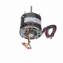Genteq Fan and Blower Motor, 1/3 HP, 1 Ph, 60 Hz, 115 V, 1625 RPM, 3 Speed, 48 Frame, OAO - 3994
