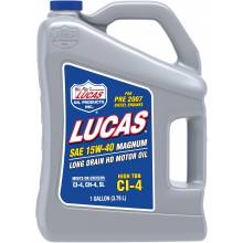 Lucas Oil 10076 SAE 15W-40 CI-4 Magnum Motor Oil/Gallon