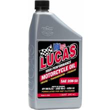 Lucas Oil 10700 SAE 20W-50 Motorcycle Oil/Quart