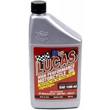 Lucas Oil 10710 Semi-Synthetic SAE 10W-40 Motorcycle Oil/Quart