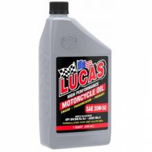 Lucas Oil 10729 SAE 20W-50 Motorcycle Oil/5 Gallon Pail