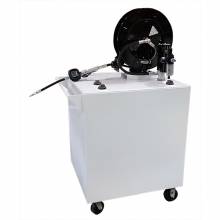 American Lube 120BCDW-R23P 120-Gallon Double-Wall Cube Tank Package on Casters