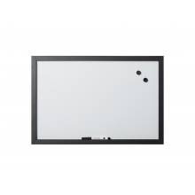 MasterVision MM040011619 Black Magnetic Dry‑Erase Board