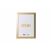 MasterVision MM04443612 Gold Kamashi Dry Erase “Dream” Quote Board