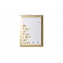 MasterVision MM04445612 Gold Kamashi Dry Erase “Do More Of What Makes You Happy” Quote Board