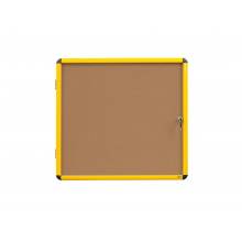 MasterVision VT6301611511 Industrial Cork Surface Enclosed Bulletin Board