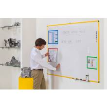 MasterVision MA0515177 Industrial Series Magnetic Steel Whiteboard