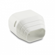 Rectorseal 84184 Fortress Lineset Covers 6" End Fitting, White 150