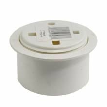 Rectorseal 97483 Tom-Kap 3" Flush-fit cleanout adapter & plug, PVC, 24Pk