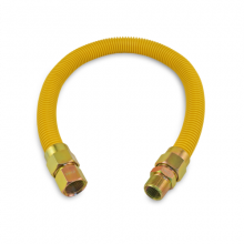 Rectorseal SGC12ODC12M12F12 3/8" ID SS COATED GAS CONNECTOR - 1/2" MIP X 1/2" FIP X 12"