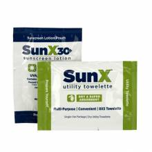 First Aid Only 18-430 SunX30 Lotion and Wipe Combo Pack, 300/box