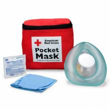First Aid Only 363015 CPR Laerdal Pocket Mask, Fabric Case
