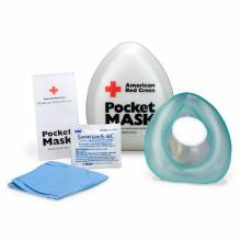 First Aid Only 363705 CPR Laerdal Pocket Mask, Plastic Case