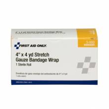 First Aid Only 5-800 4"x4 yd. Sterile Stretch Gauze, 1/box