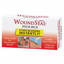 First Aid Only 90358 WoundSeal Blood Clot Powder, Pour Packs, 2/box