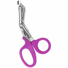 First Aid Only 90505 7" Stainless Steel Bandage Shears Purple Handle