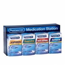 First Aid Only 90780 Medication Station with Antacid, Aspirin, Non-Aspirin and Ibuprofen